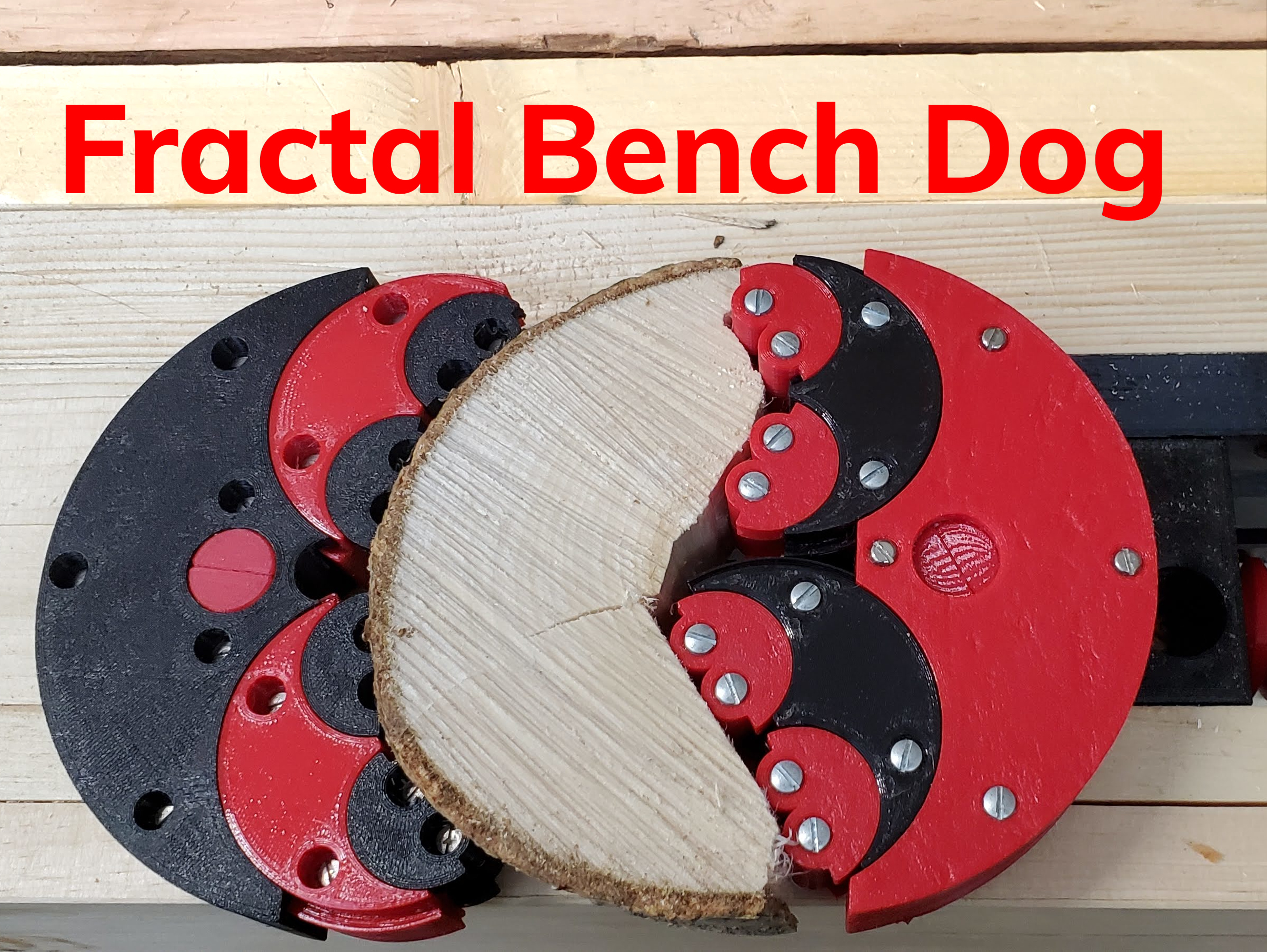Fractal bench dog  - Improved Version fractal vise for your bench
