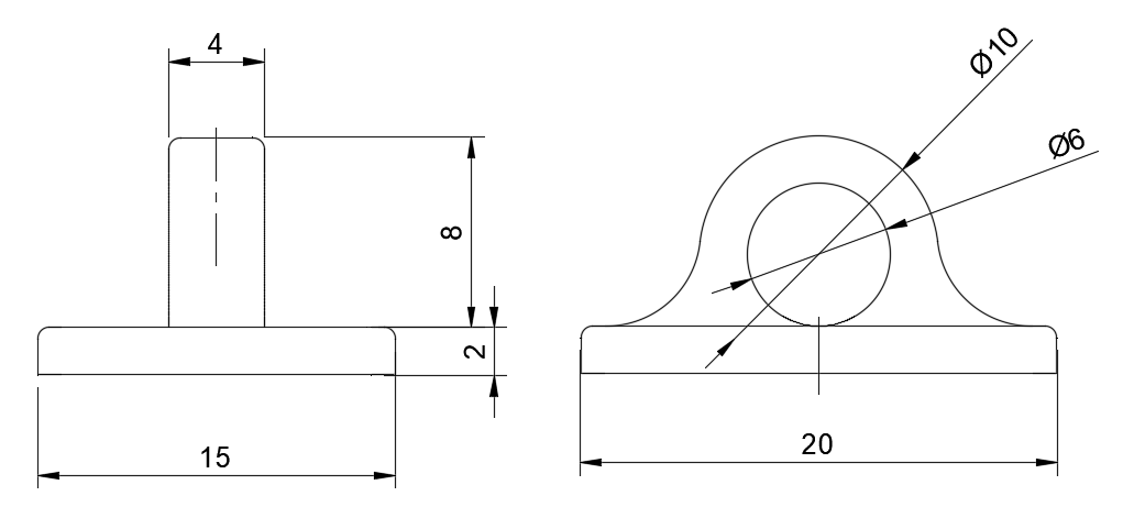 Loop mount by kev3d | Download free STL model | Printables.com