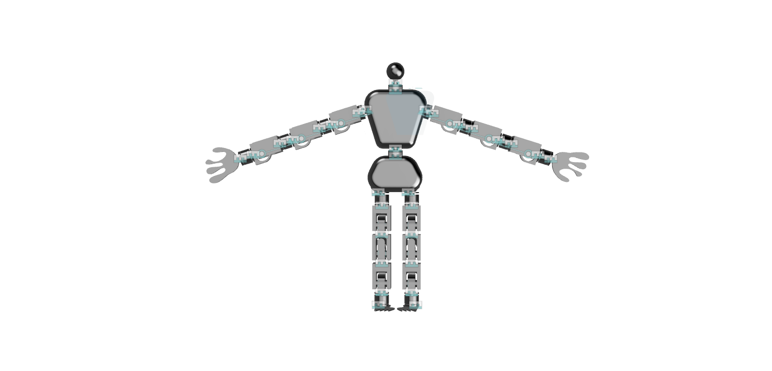 Humanoid biological joint skeleton — miniatura 8