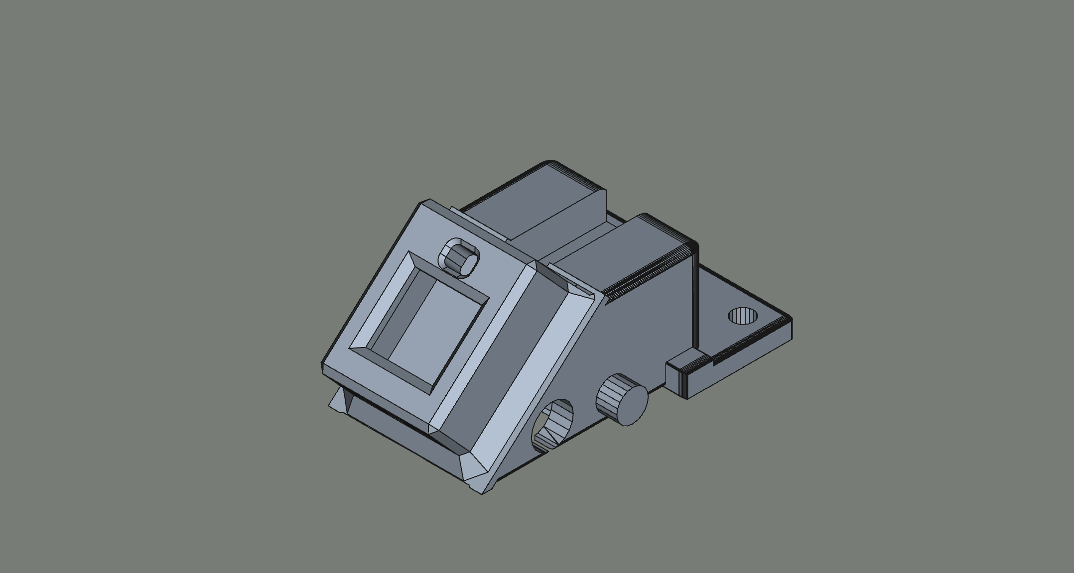 iFlight Nazgul Evoque CRSF and GPS holder for FlyFishRC M10 Mini by