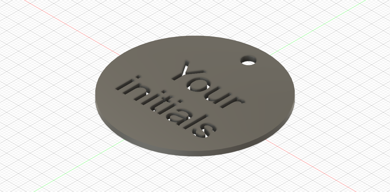 round keychain (editable) by Josef Iebed Download free STL model round keychain (editable) by Josef Iebed Download free STL model