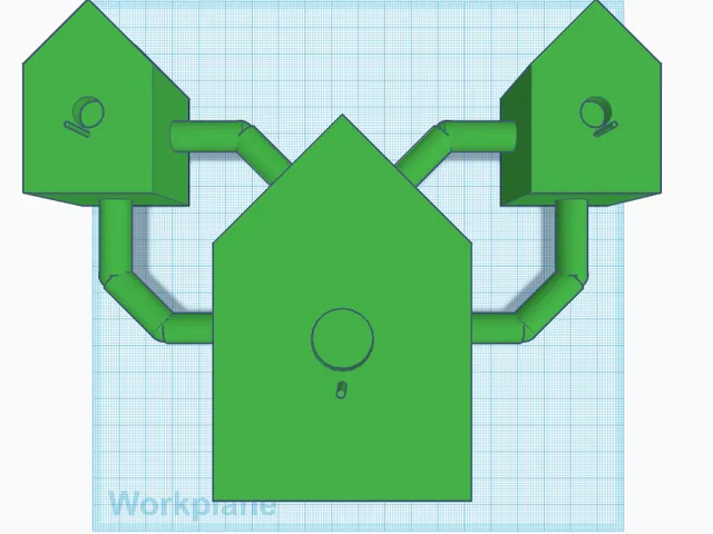 multi-story birdhouse