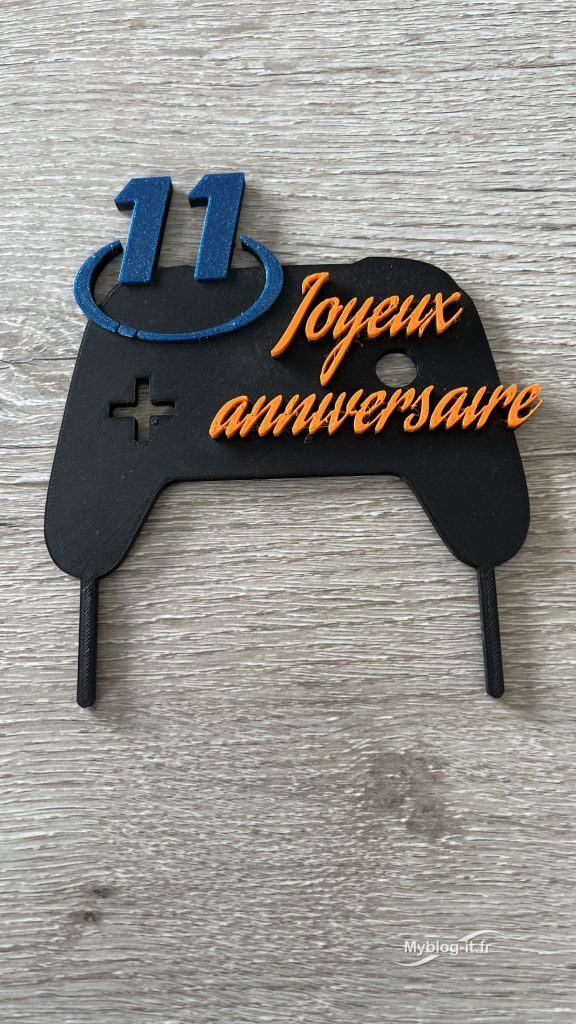 Topper cake 11 ans by Sébastien Genos Download free STL model