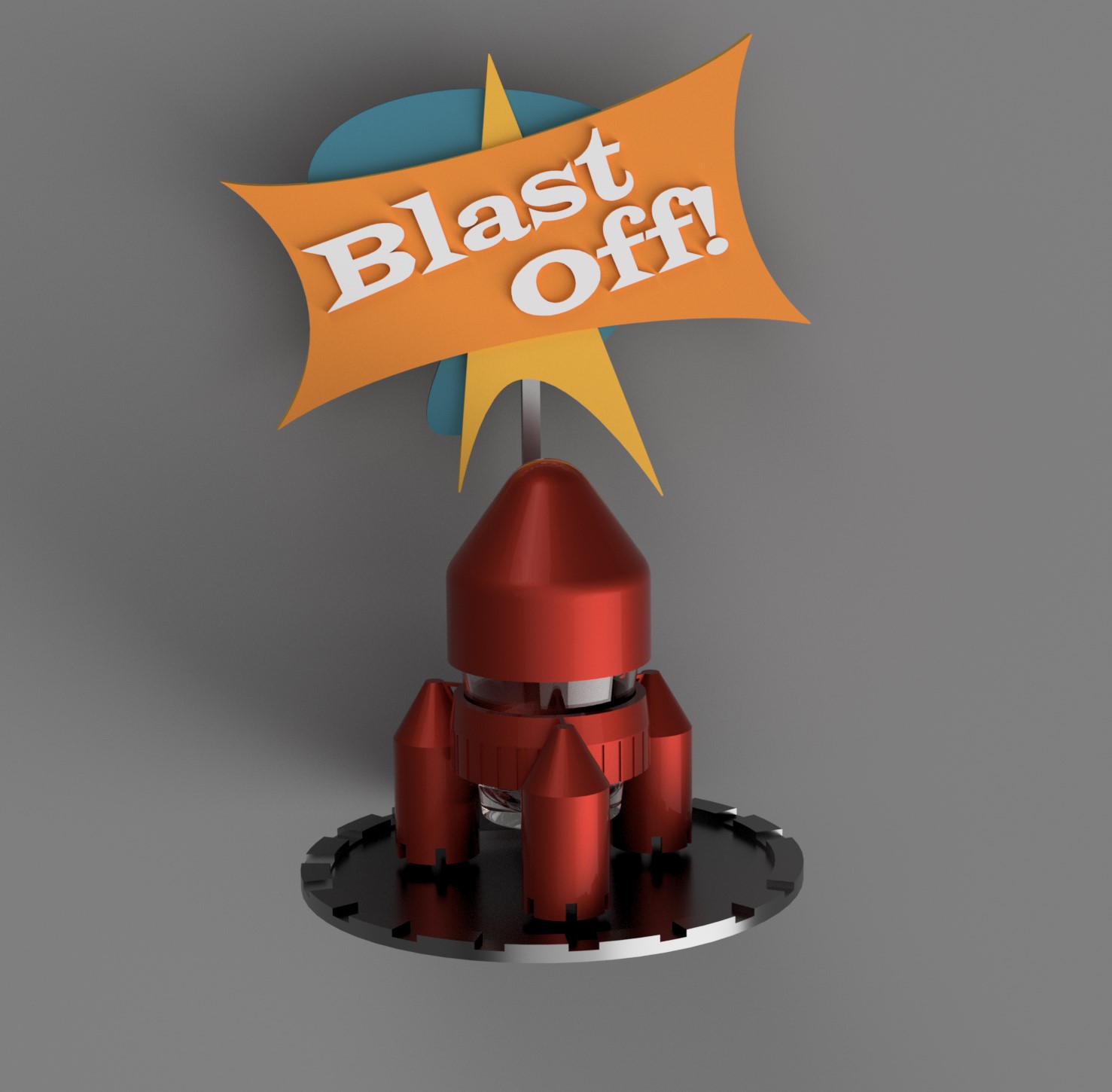 Blast Off! - Rocket Shot Glass - 4th Of July - Summer - Bar Décor