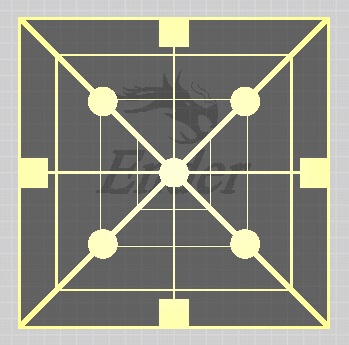 Ender 3 V2 Bed Level Grid 200x200