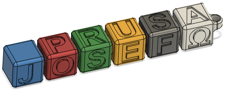 Cube Name Chain
