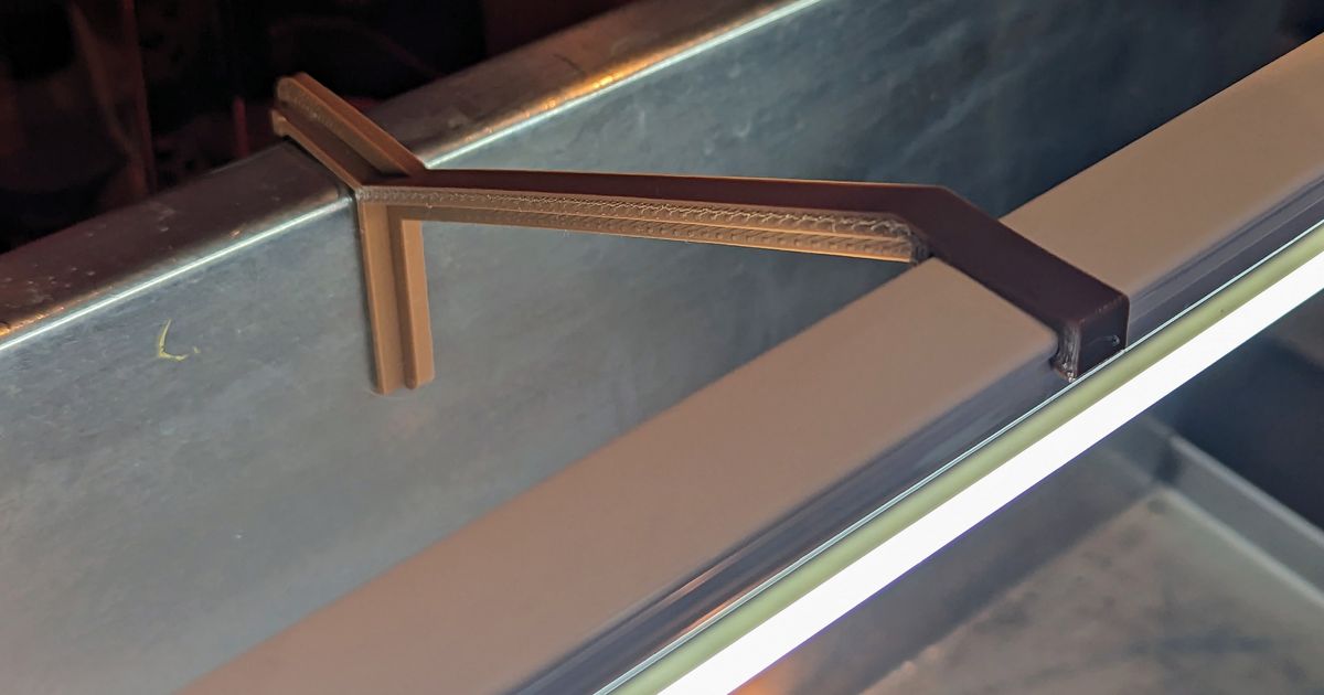 LED Bar light bracket by Karim Download free STL model