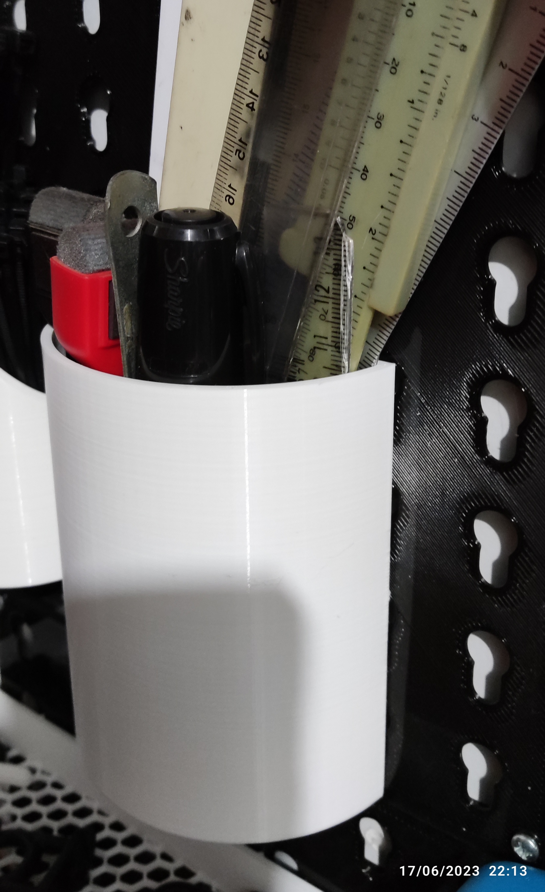 Pencil holder or container for Pegboard by Fábio Gil Download free