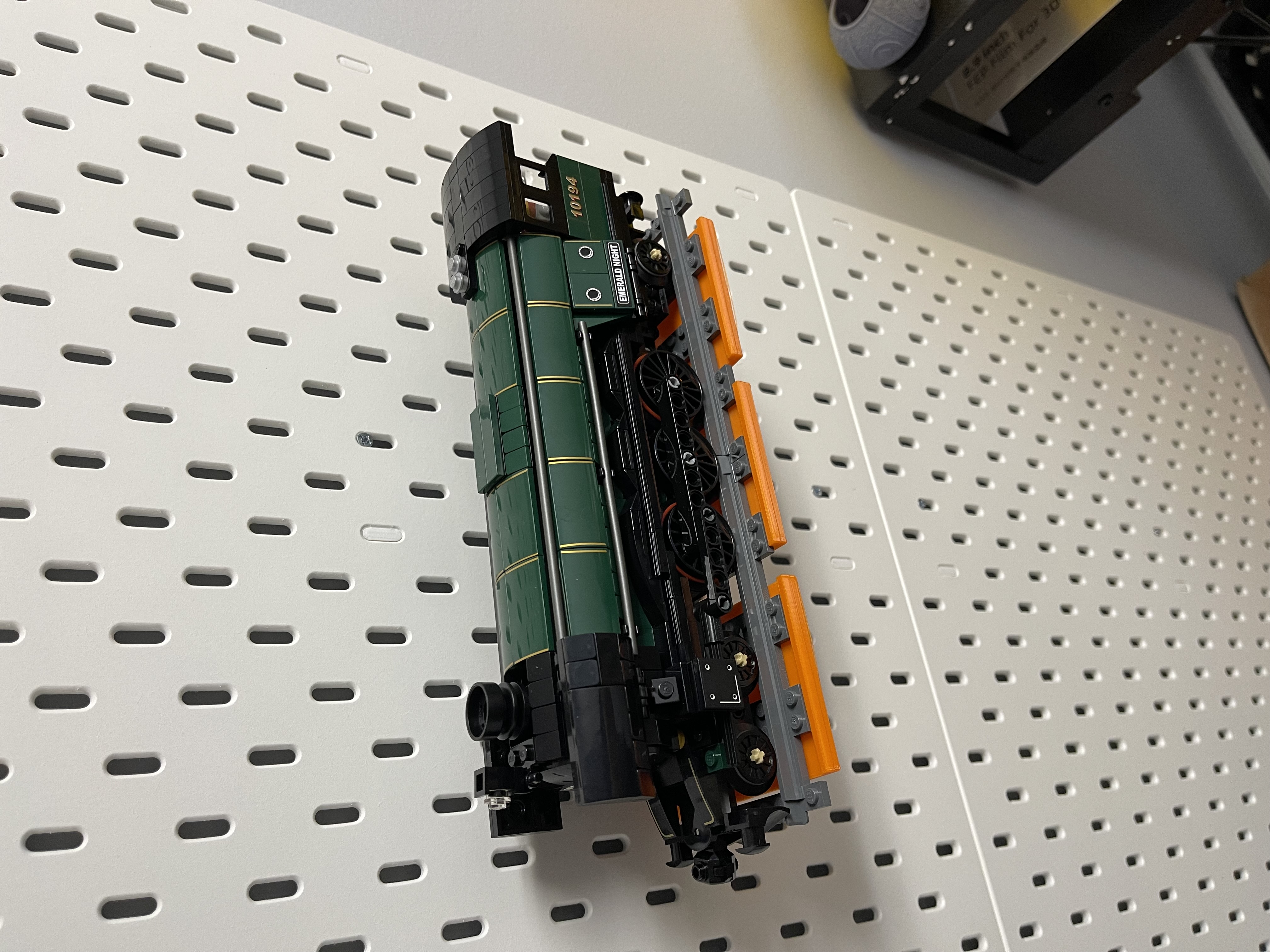 LEGO Train Display Shelf For Skadis Board