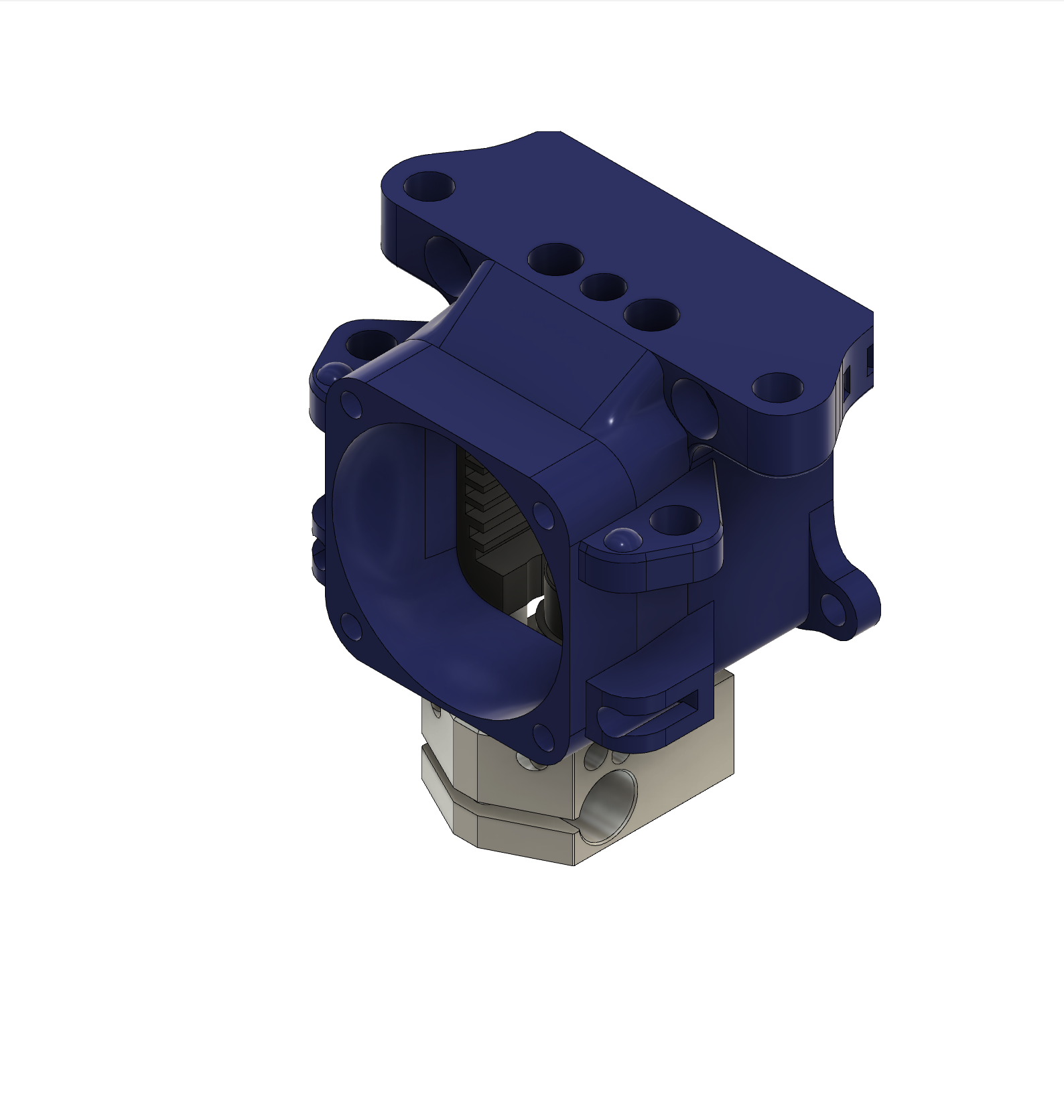 NF Crazy hotend mount for Mantis toolhead
