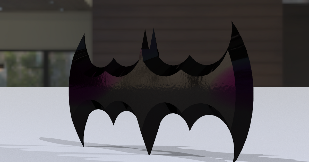 Batarang by Electronic Paper | Download free STL model | Printables.com