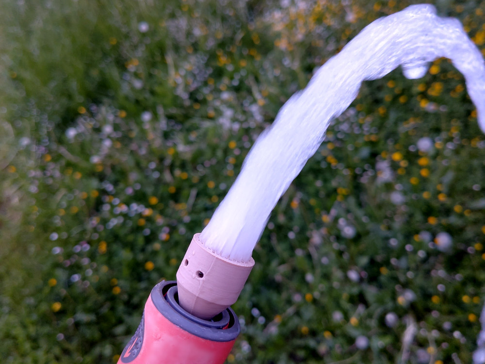 aerator for garden hose, gardena compatible or threaded