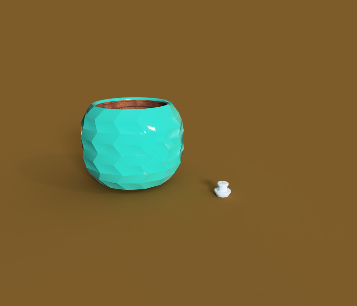 Low Poly ZigZag Planter
