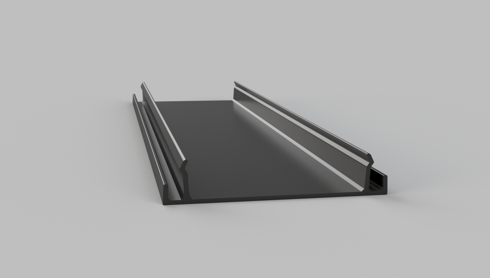 Tehalit Oberteil PVC, B80mm BRN-Kanäle 700802 lgr