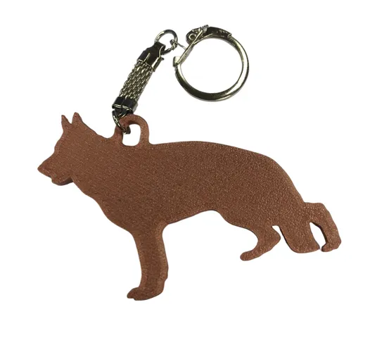 German shepherd keychain