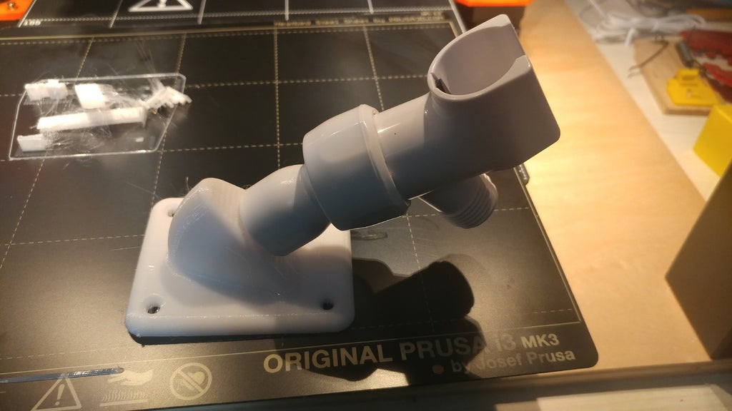 Shower wand holder wall mount by Wyldesyde007 Download free STL model