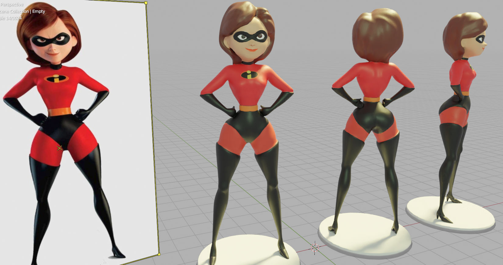 Elastic Girl "The Incredibles"