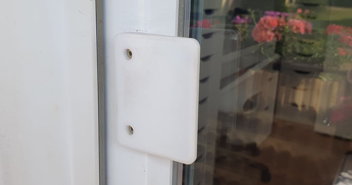 Balcony door handle / Balkontürgriff by Brotpeter Download free STL