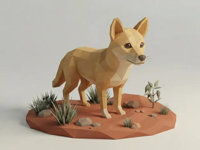 Low Poly Dingo