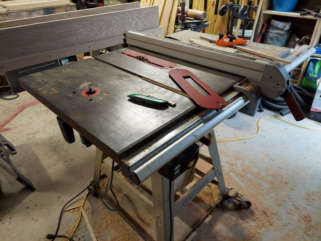Craftsman tablesaw zero clearance throat plate by Wyldesyde007