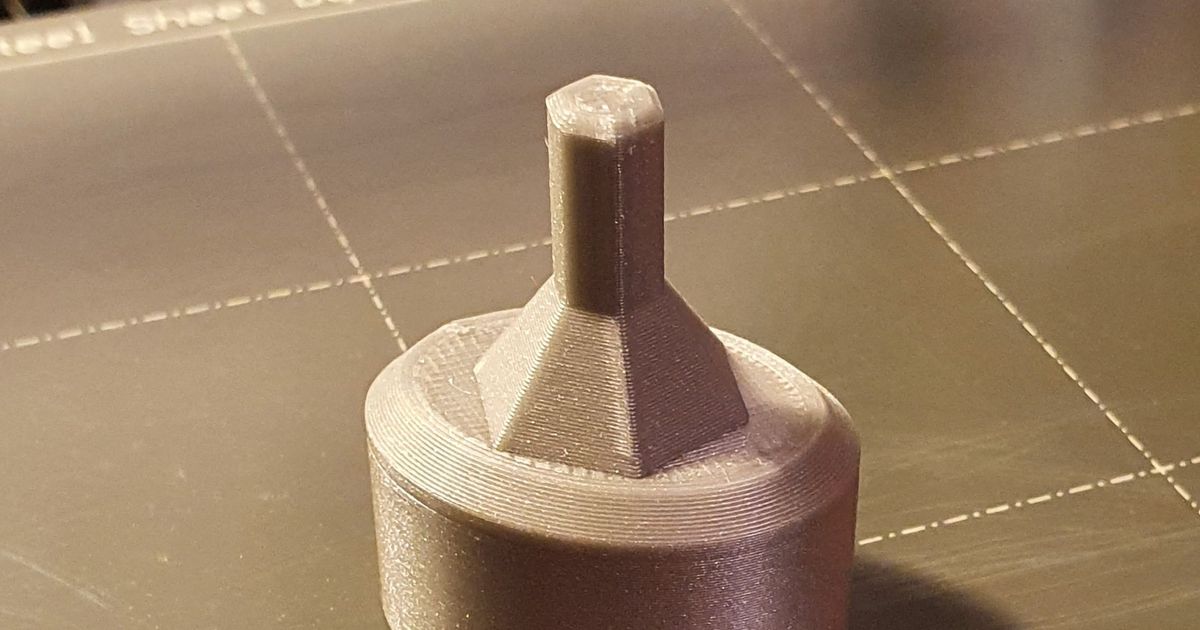 Guitar string winder drill bit by Keksa Download free STL model