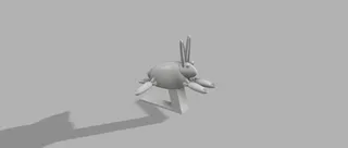 Jumping Rabbit - spring by morfaber78 | Download free STL model ...