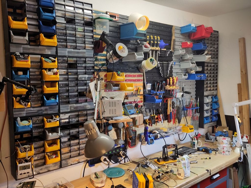 Mounting Rails for workshop wall storage system (similar to allit and others)