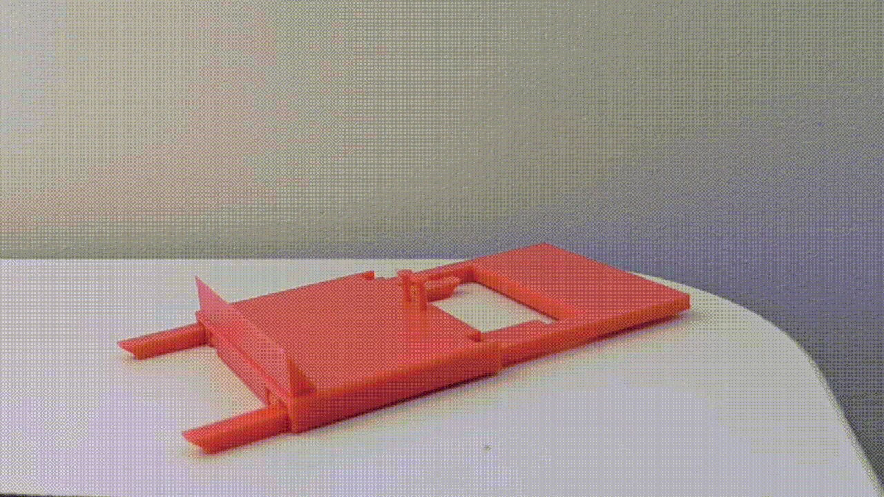 Print-in-place chair