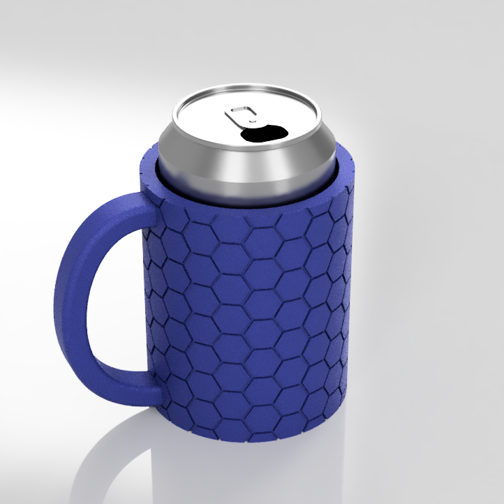 Miniatura 2 do modelo 3D Drinking cup / can holder