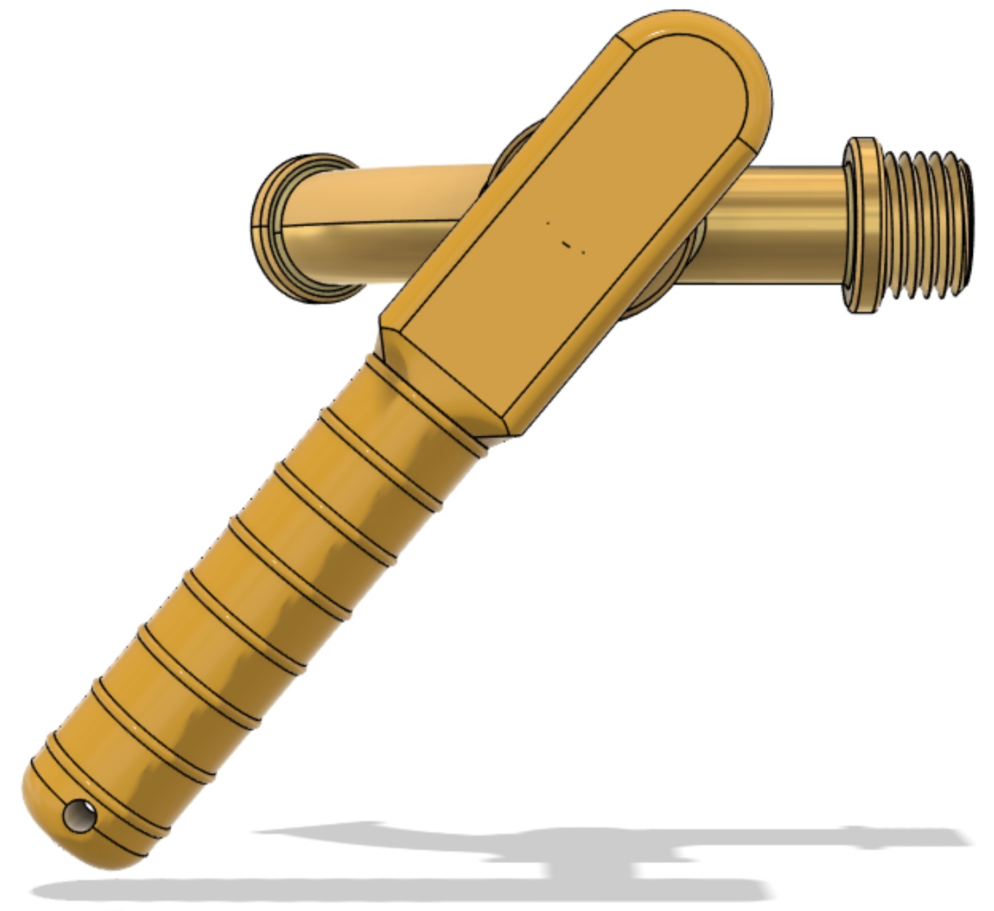 Water Tap Handle Extender Helper by jeepers01 Download free STL model