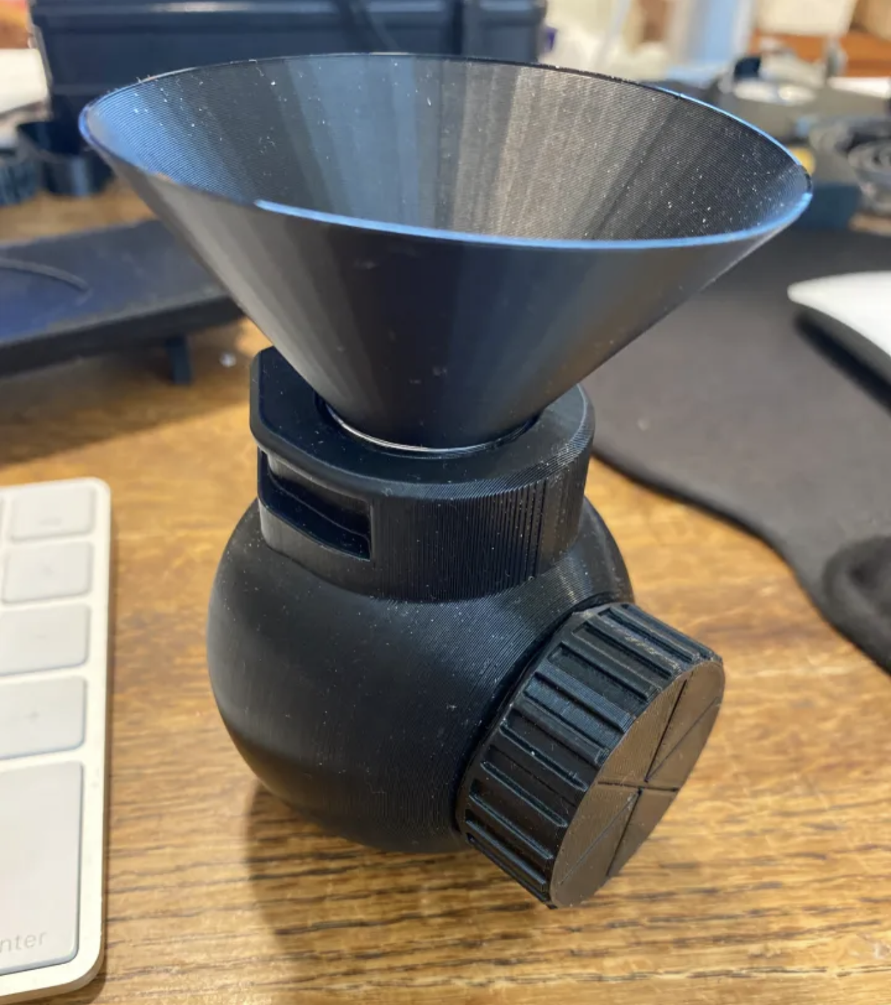 Funnel (Vase Mode) for Dry Food Carousel Dispenser 3D model thumbnail