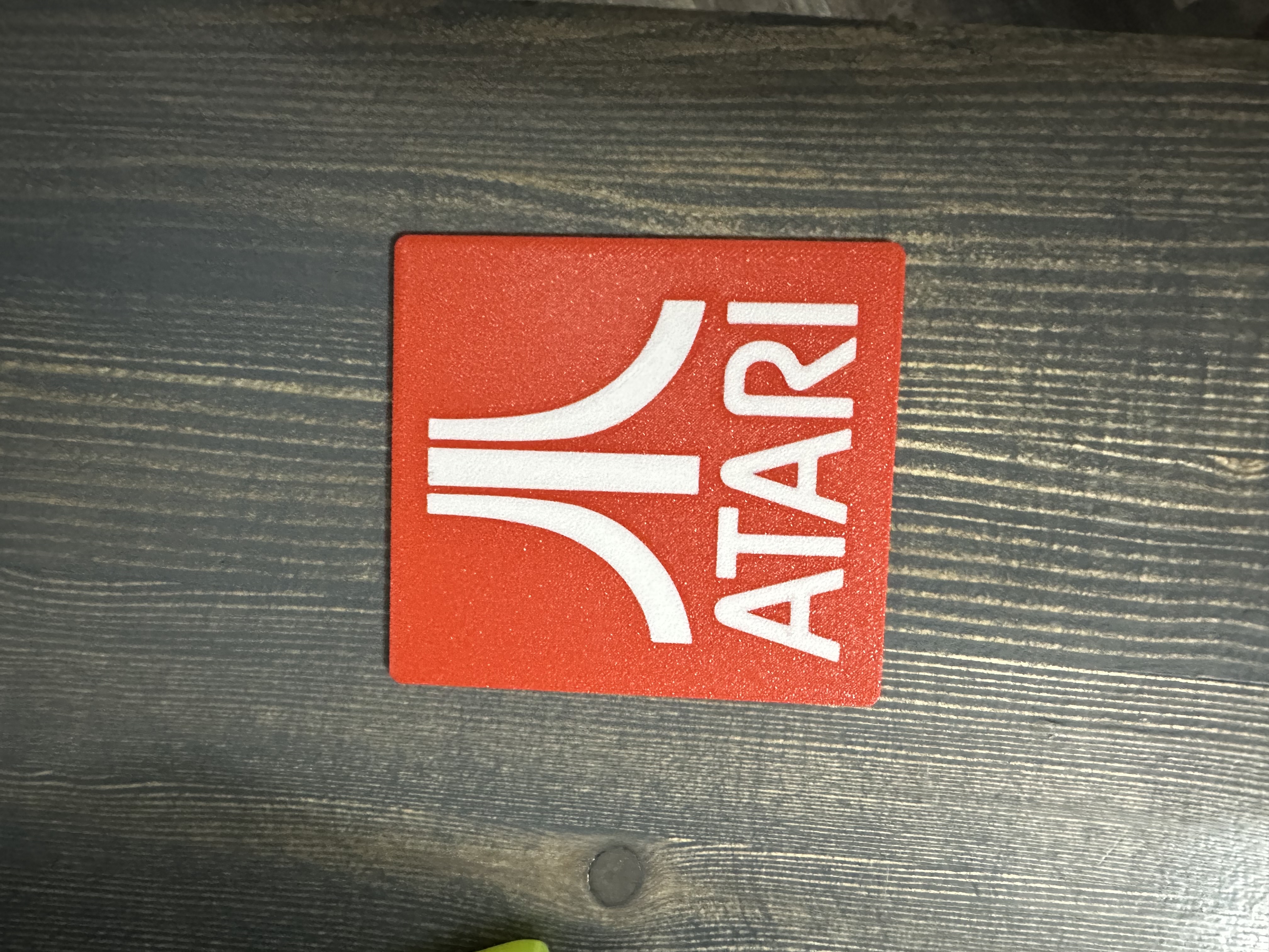 Atari Logo  multicolor flat print