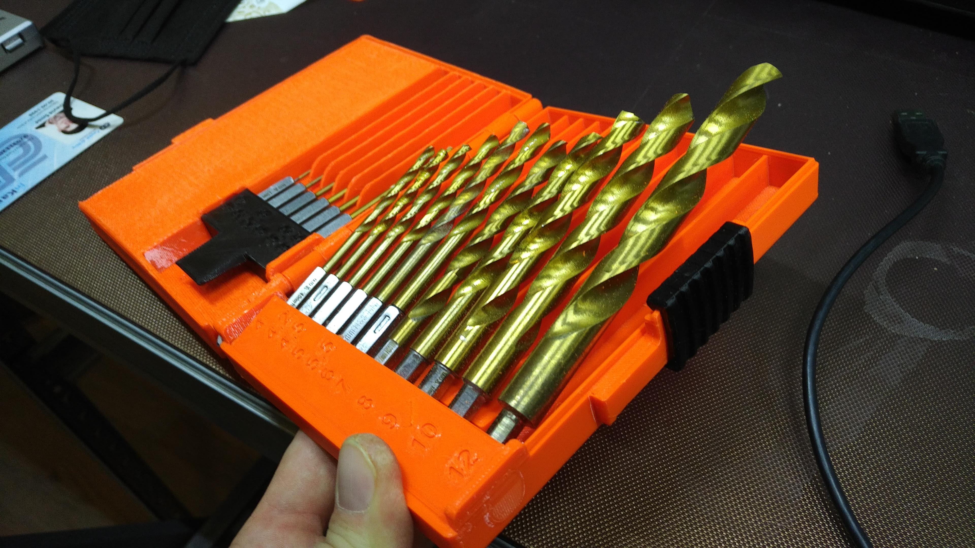 Miniatura 5 do modelo 3D Hex Drill Bit Case