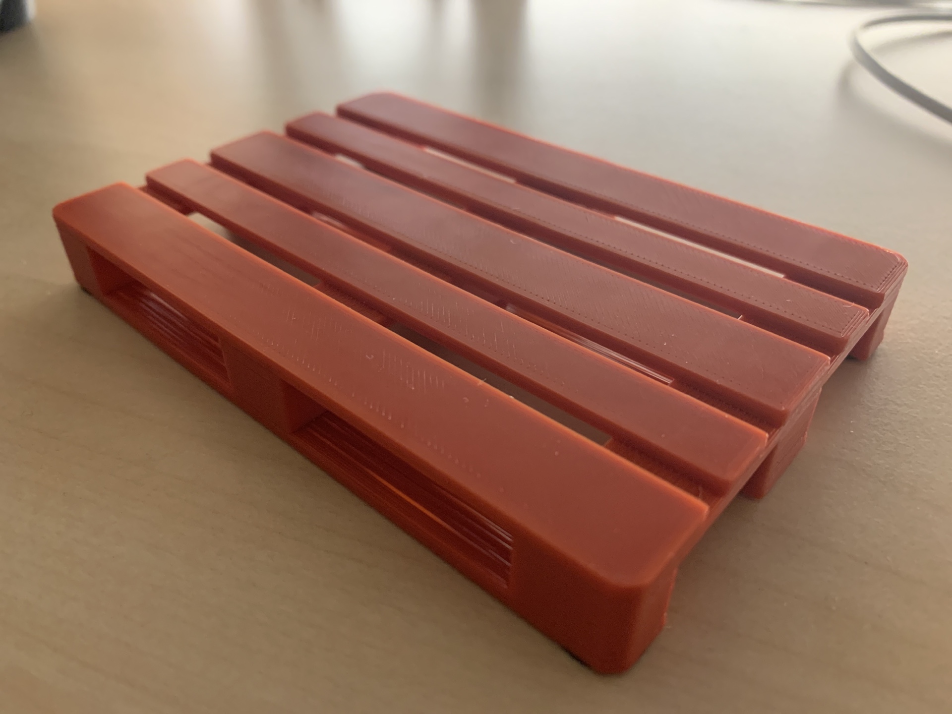 Europalette Tischuntersetzer 1:10 / euro pallet table coaster 1:10