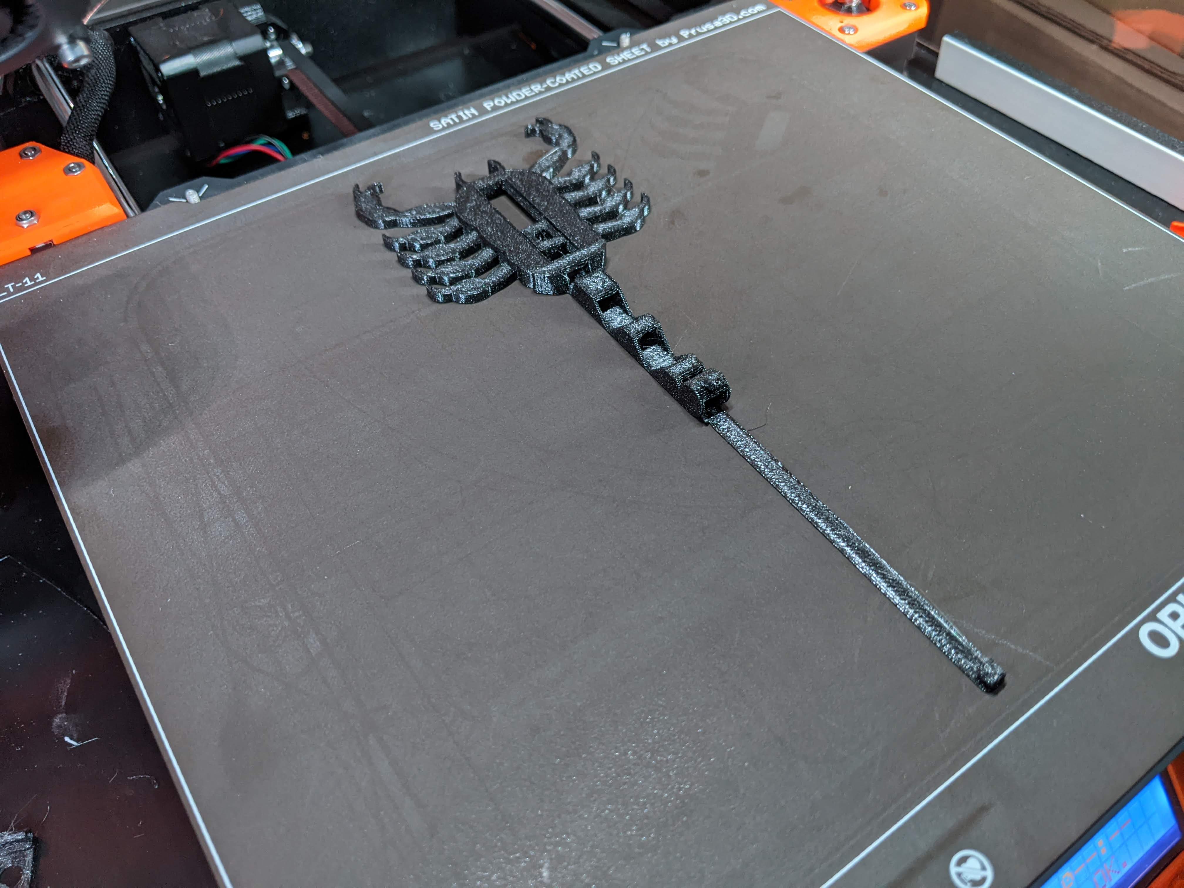 Miniatura 2 do modelo 3D Flexible Actuating Tail Scorpion