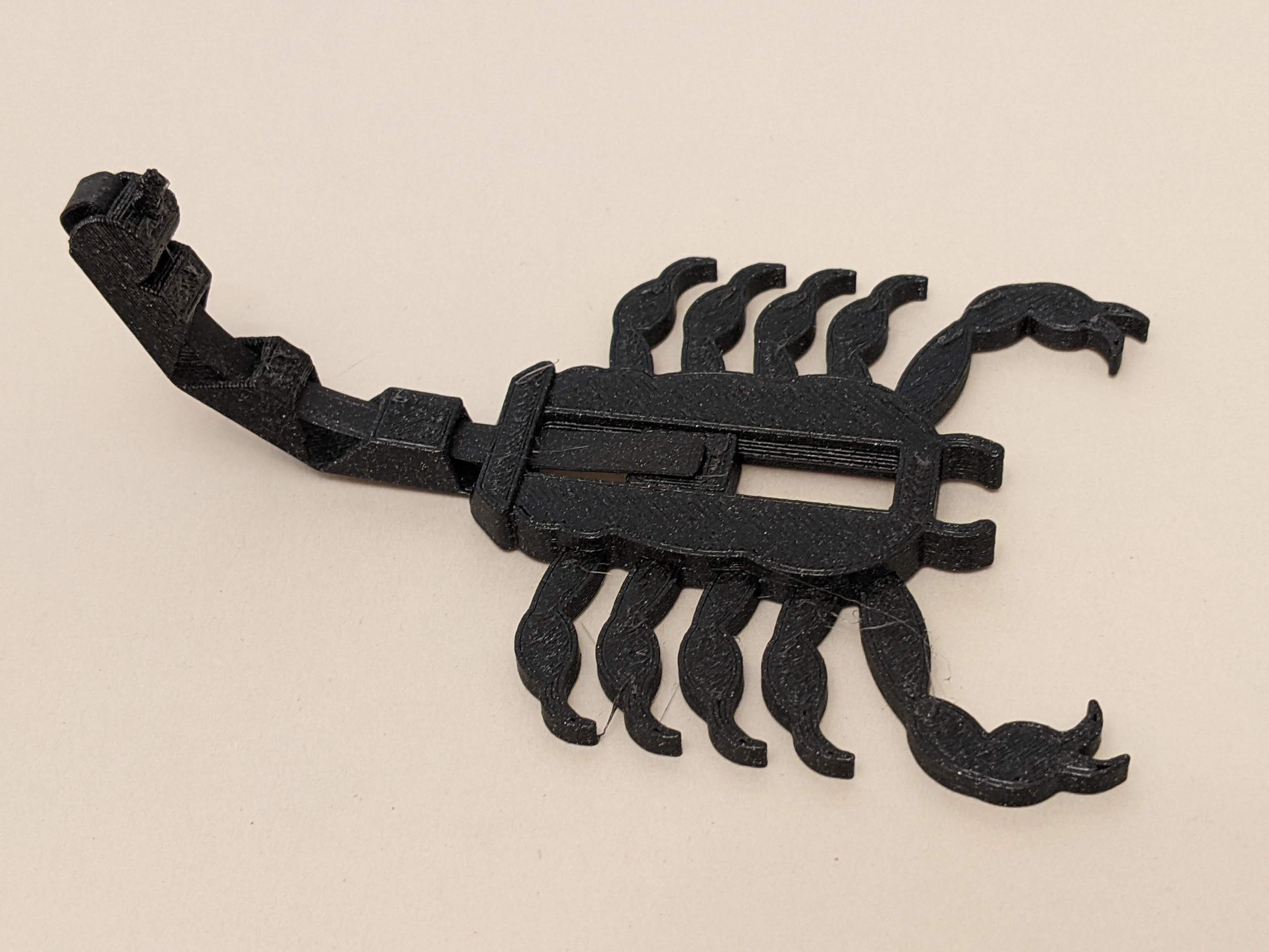 Flexible Actuating Tail Scorpion by Lothar Creative Design | Download ...