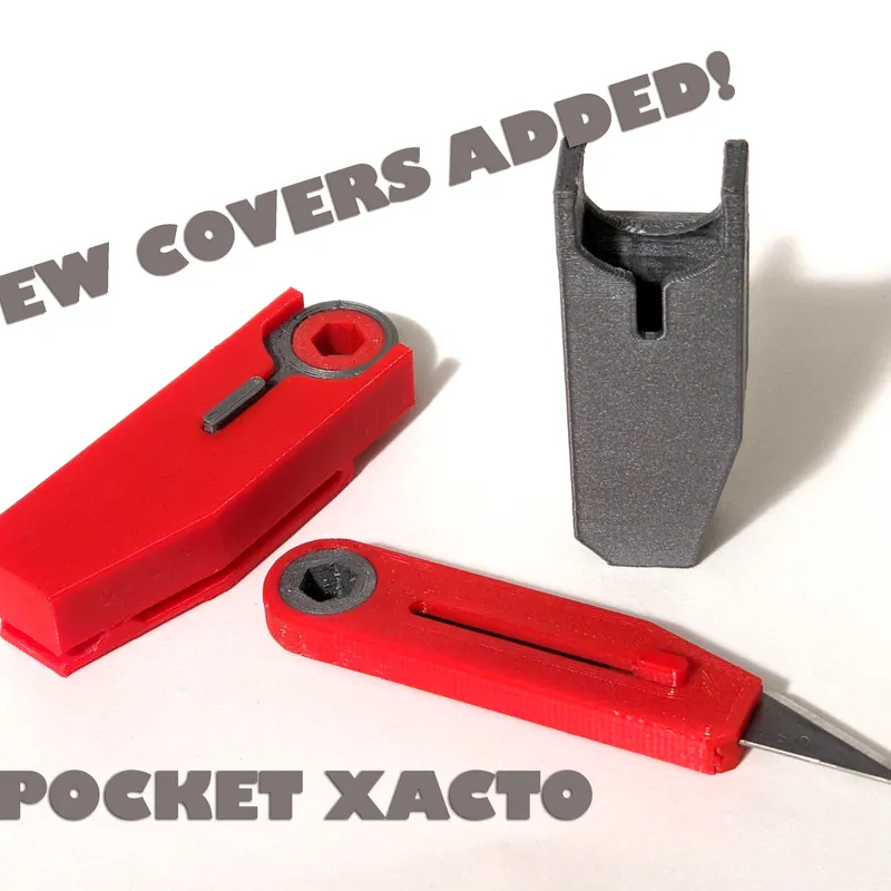 V2 Better Xacto Knife Handles by Matticus Finch, Download free STL model