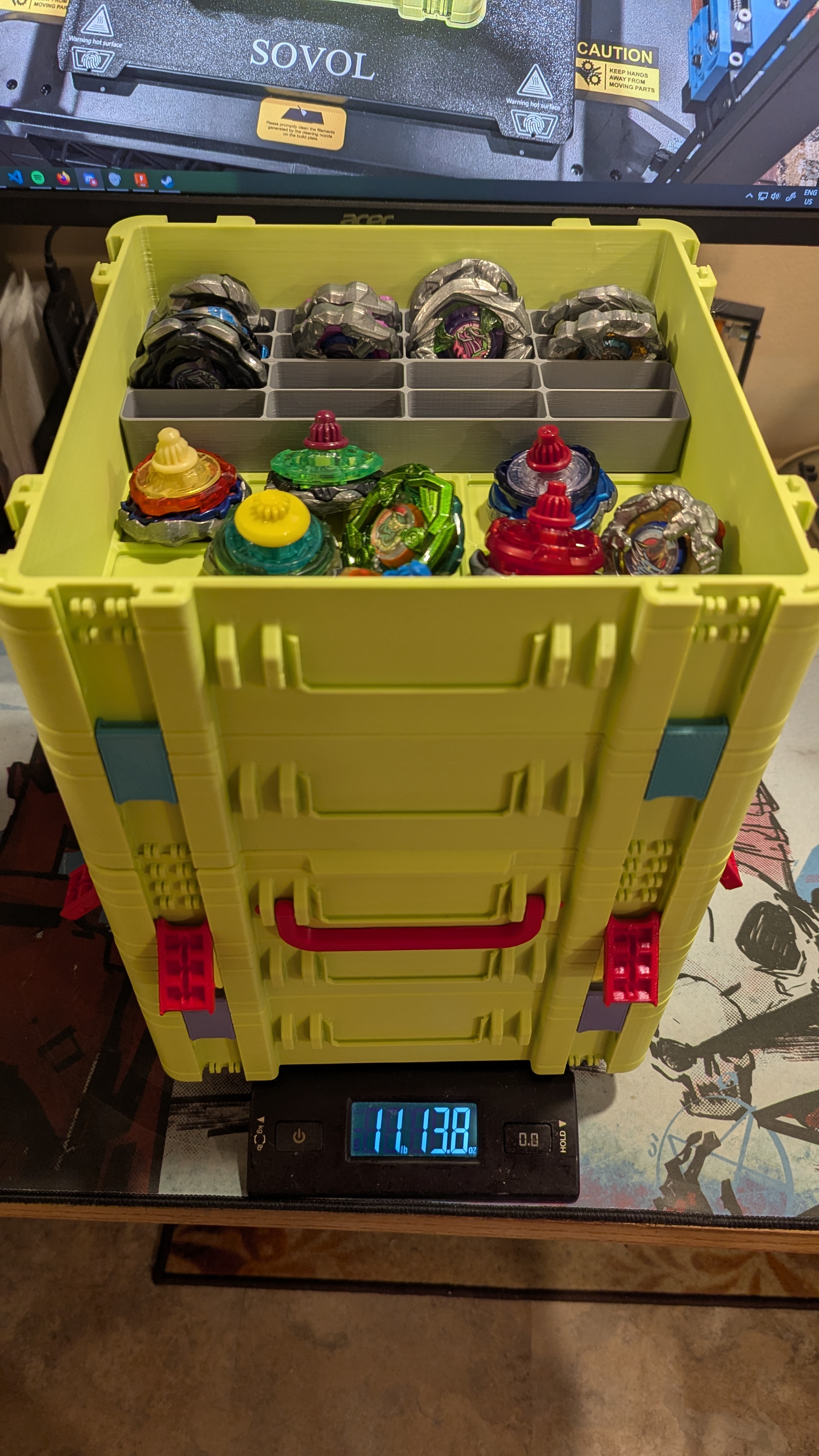 Miniatura 14 do modelo 3D Donut's Beystack - Serious Beyblade X Storage Solution
