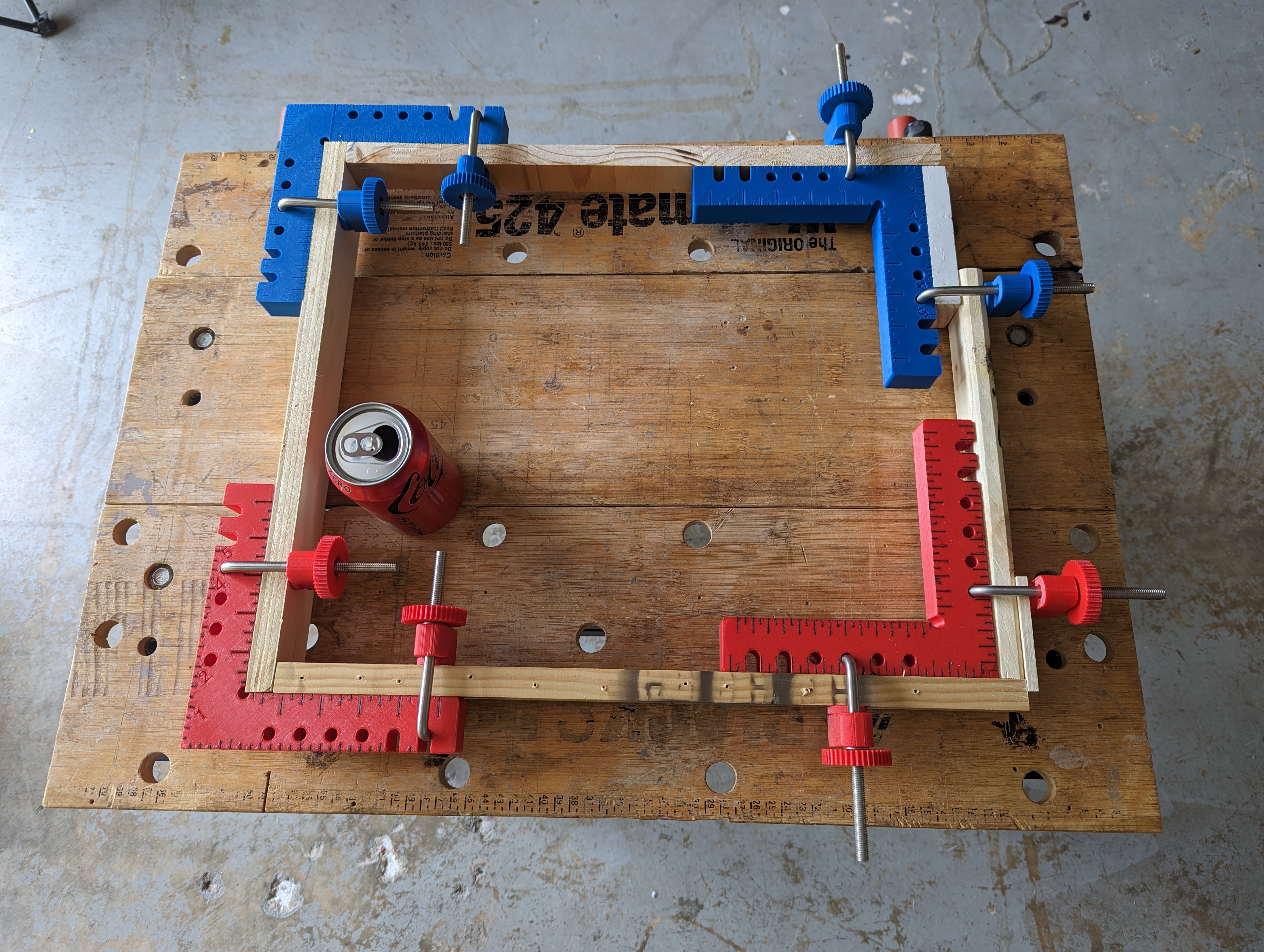 Miniatura 8 do modelo 3D Wood Square Clamp
