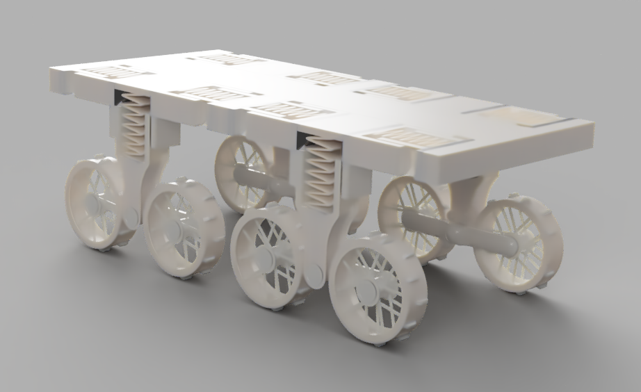 Fully flexible Moon rover