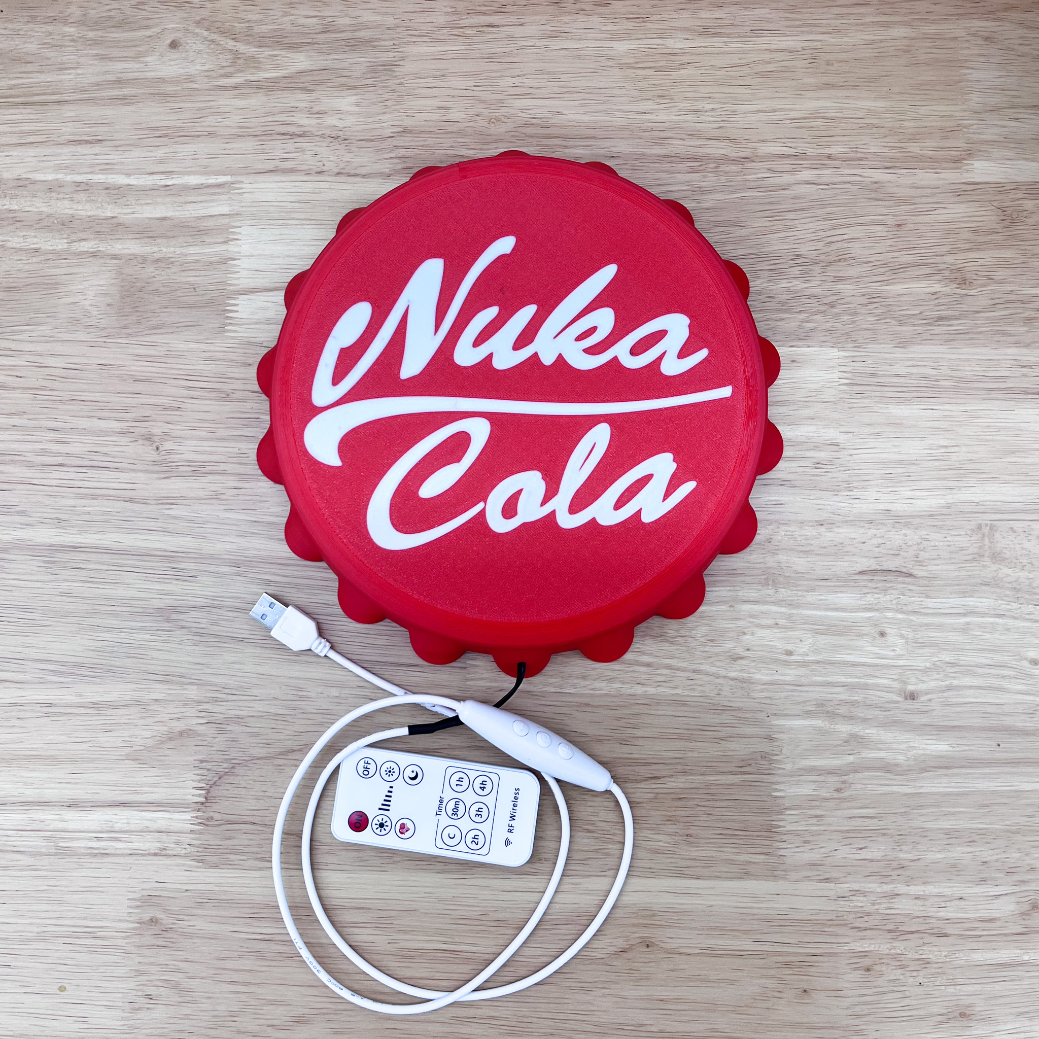Fallout Nuka Cola Bottle Cap Wall light by soulrider911 Download free