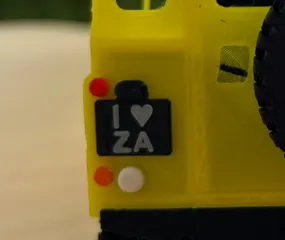 Number plate for Landy Mini