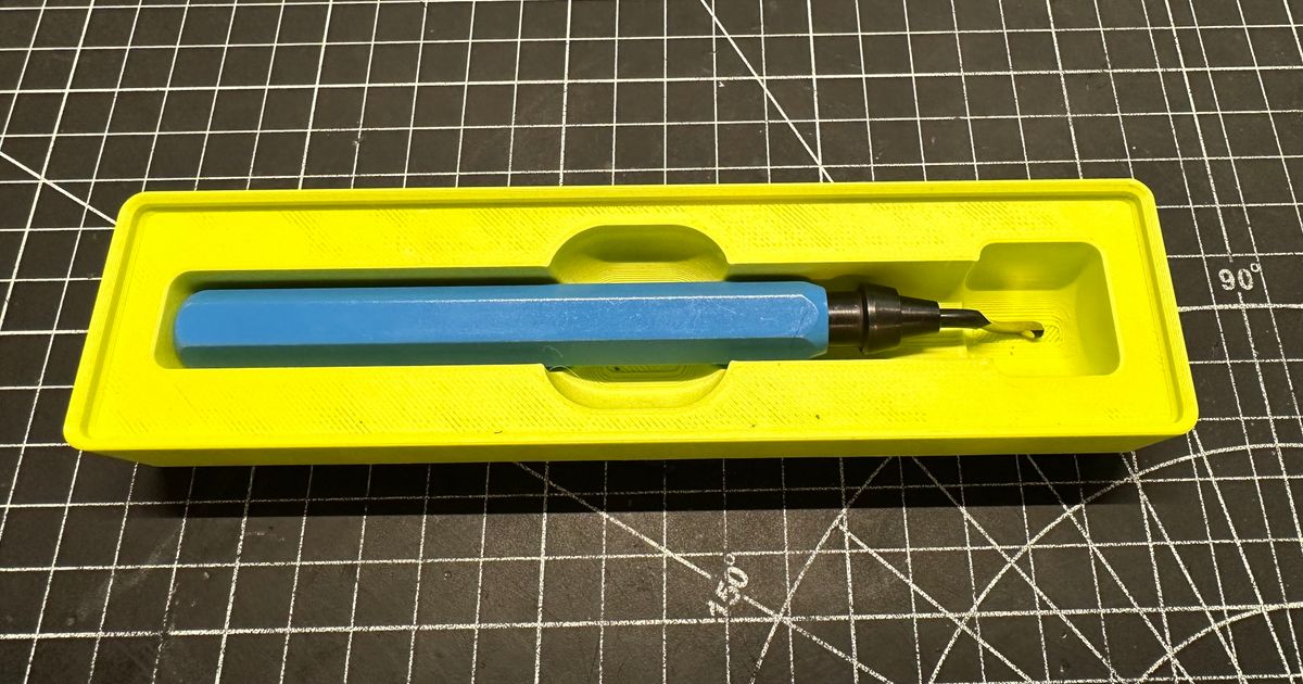 Gridfinity Deburring Tool Holder by Isaac Download free STL model