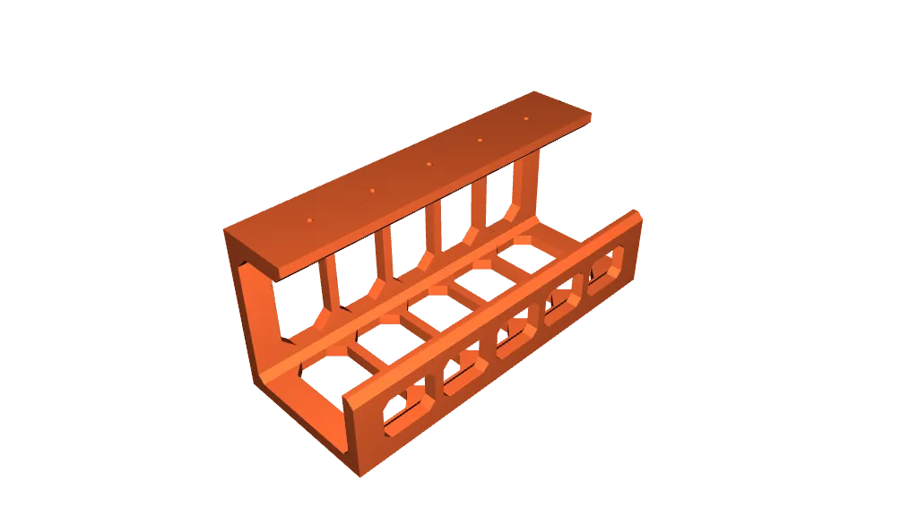 Desk Wire Tray by Pacwar | Download free STL model | Printables.com