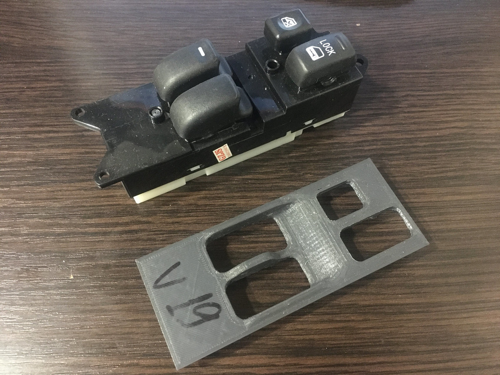 Mitsubishi Delica L400\L400\Space Gear - windows master control frame ...
