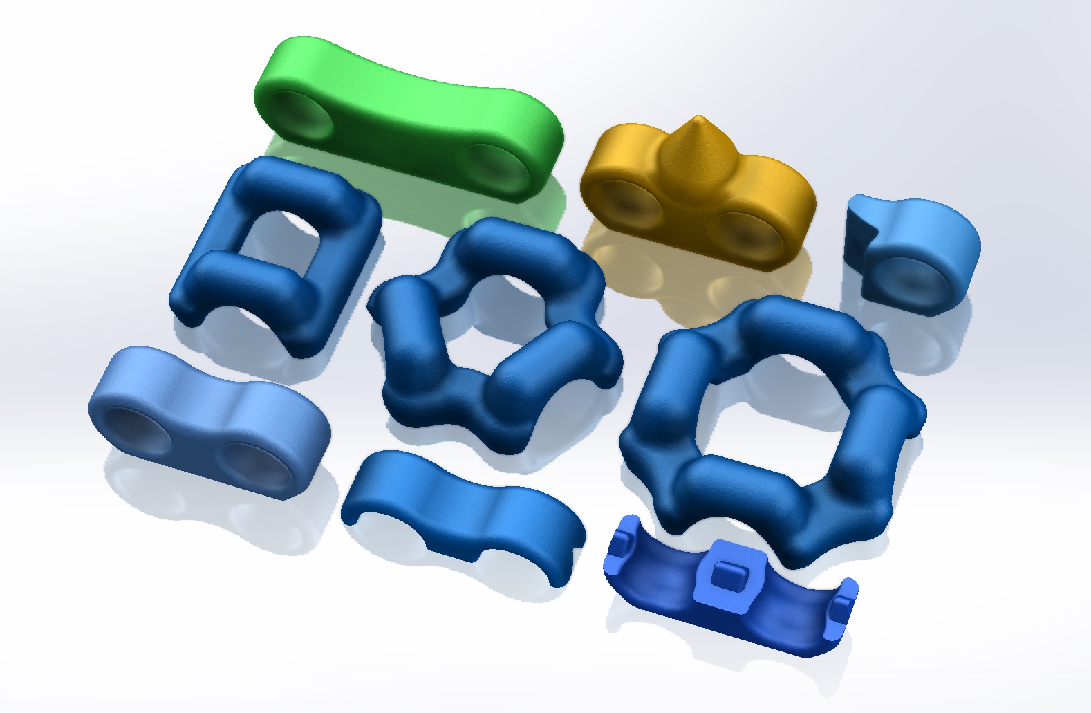 Chain or extended surface