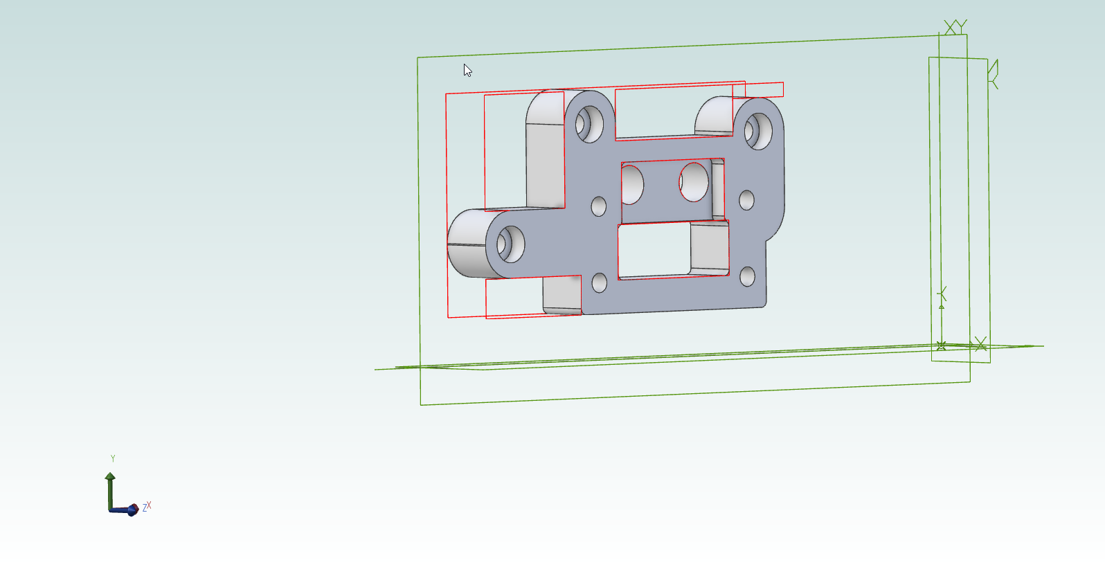 HEROME 7 ENDER 3 THICK GANTRY ADAPTER - UPDATED 6/24/2023 3D model thumbnail