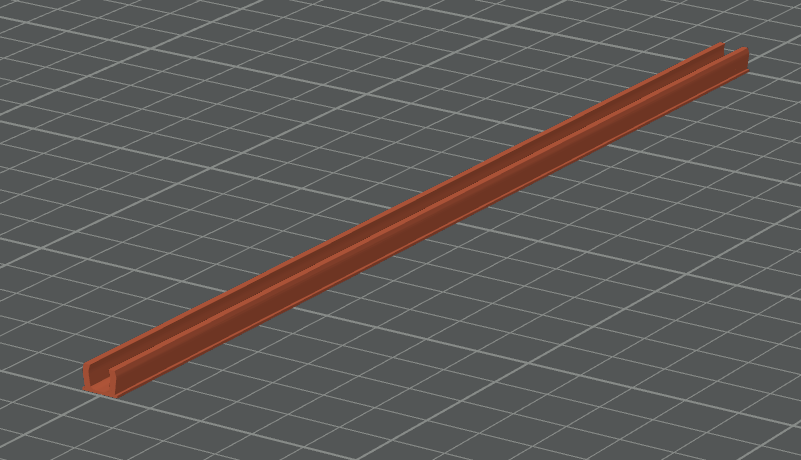 2020 Extrusion Slot Cover (thicker walls)