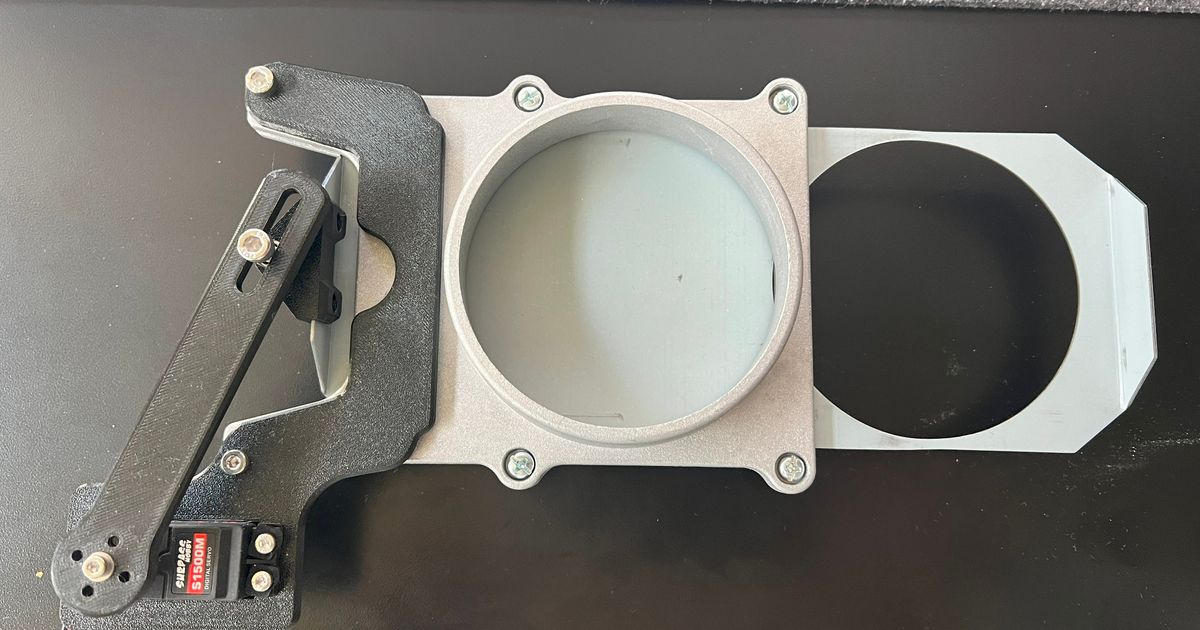 Automated Dust Collection Blast Gate Bracket by curioustech Download