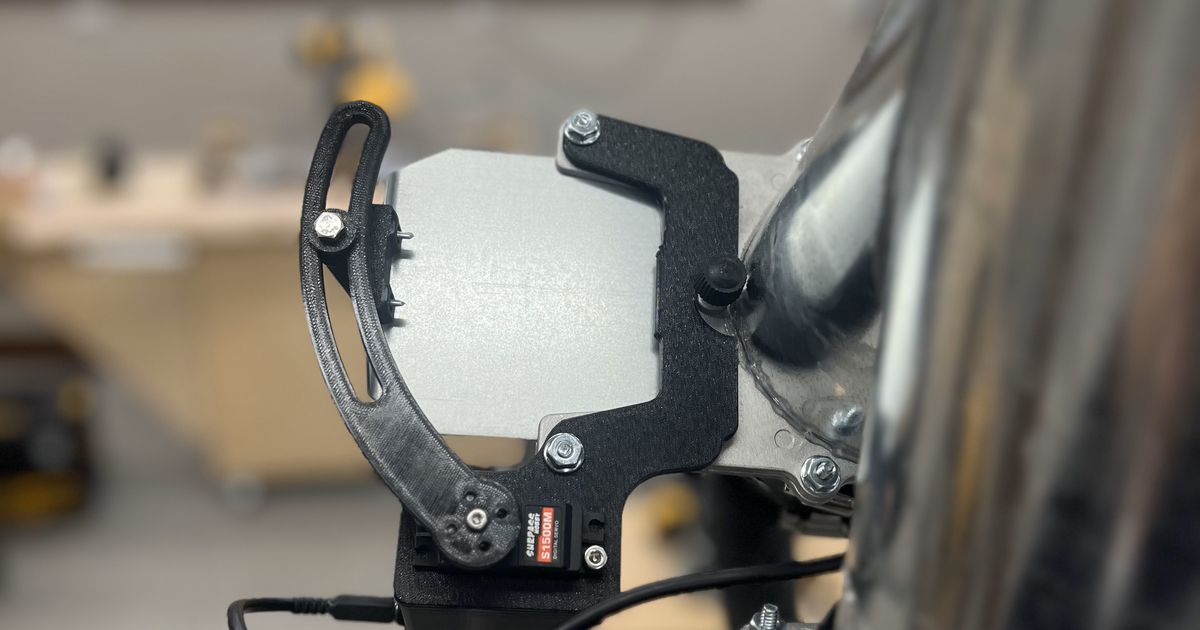 Automated Dust Collection Blast Gate Bracket by curioustech Download